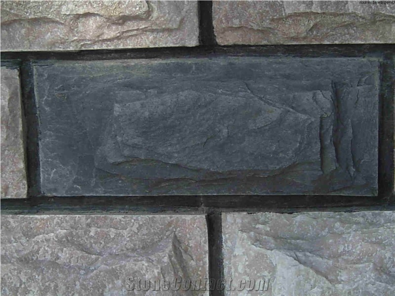 China Black Sandstone Mushroom Stone Engravings