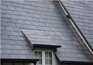 China Black Slate Roof Tiles Covering