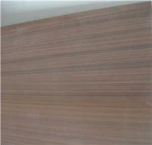 China Brown Wooden Vein Sandstone Tiles & Slabs
