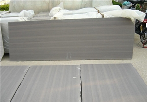 China Grey Wooden Vein Sandstone Tiles & Slabs for Indoor and Outdoor Walling and Flooring, China Lilac Sandstone