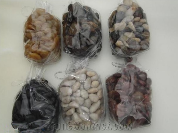 China Multicolor Marble Natural Stone Pebble Stone Pattern