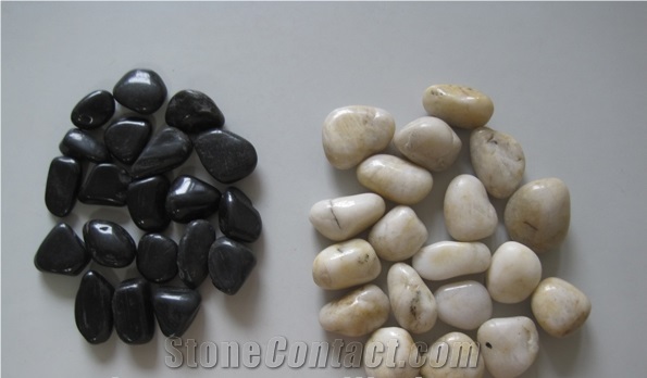 China Natural Marble Pebble ,Pebble Stone Driveways