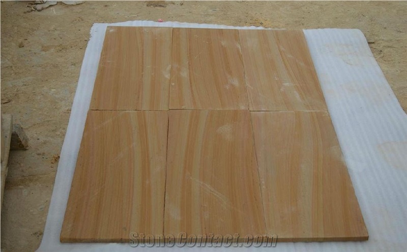 China Natural Yellow Sandstone Tiles & Slabs