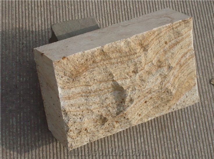 China New Yellow Sandstone Mushroom Stone