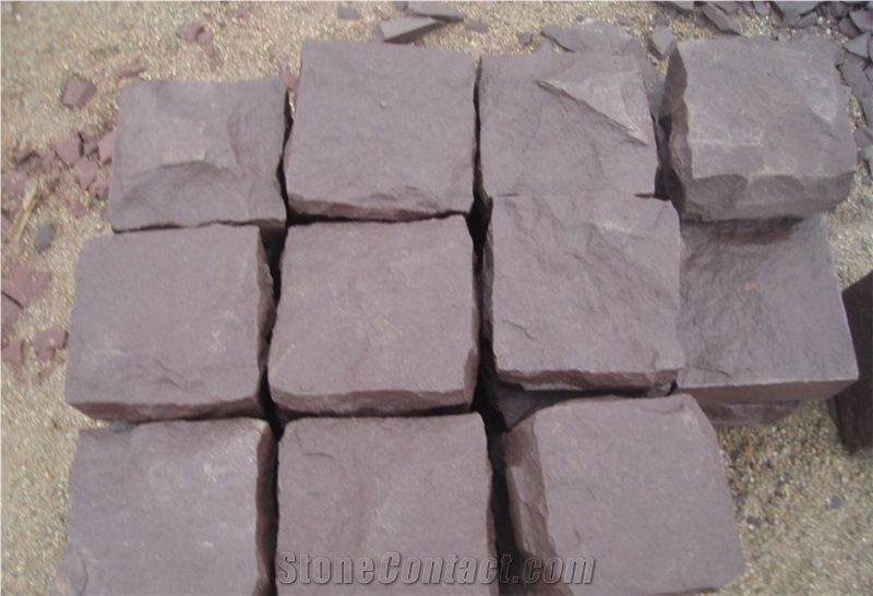 China Purple Sandstone Slabs & Tiles,Chinese Natural Sandstone