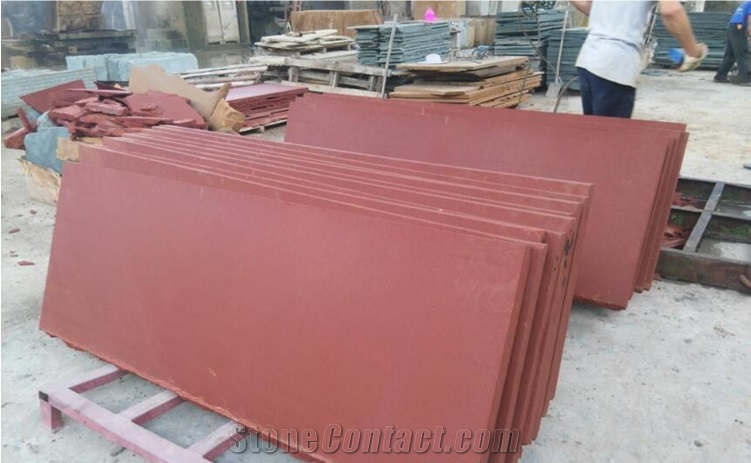 China Red Sandstone,Sandstone Slab,Sandstone Tile