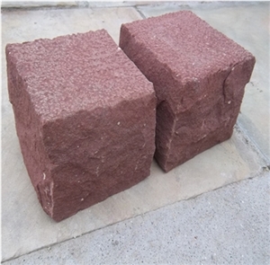 China Red Sandstone,Sandstone Wall,Sandstone Walling Slabs & Tiles