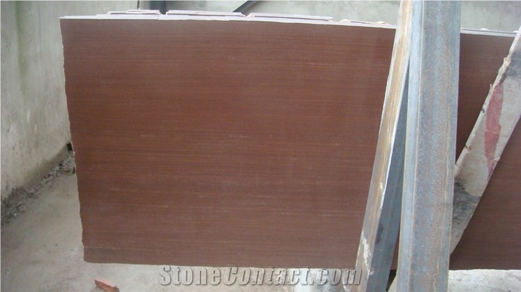 China Red Wooden Vein Sandstone Tiles & Slabs, Cheap Sandstone Slabs
