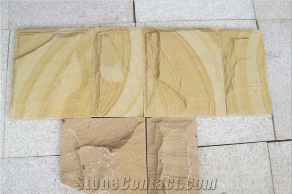China White Sandstone Mushroom Stone Covering