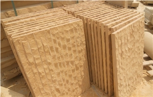 China Yellow Sandstone Floor Tiles, Wall Covering, Wall Tiles