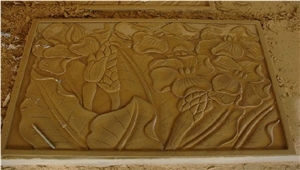 China Yellow Sandstone Floor Tiles, Wall Covering, Wall Tiles