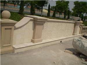 China Yellow Sandstone Hard Wall & Facade