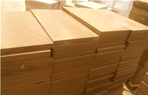 China Yellow Sandstone Tiles & Slabs Wall Covering ,Sandstone Floor Covering