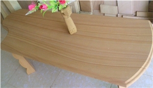 Chinese Yellow Sandstone Tiles & Slabs, China Yellow Sandstone