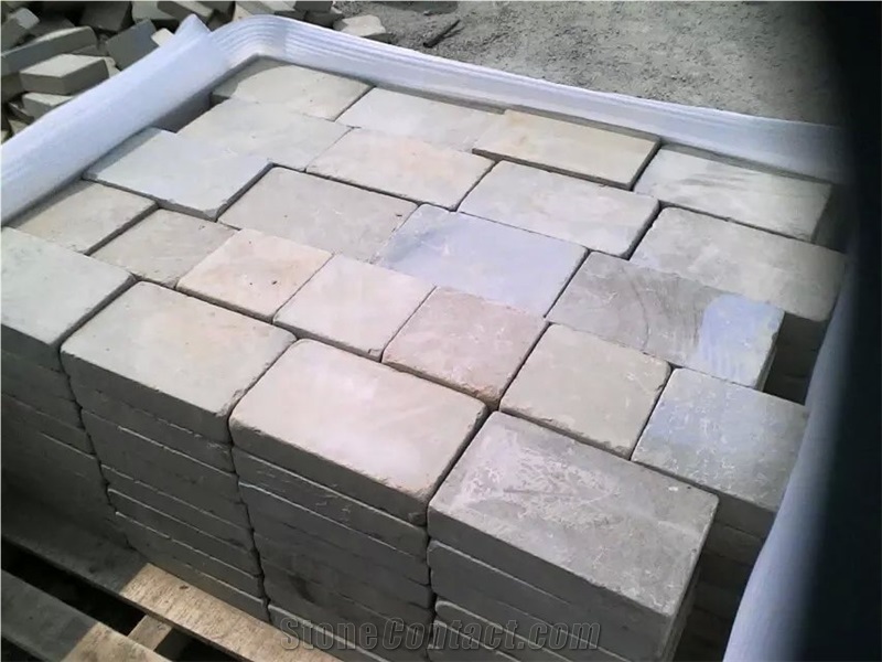 Double colour china sandstone ,China sandstone Cubes