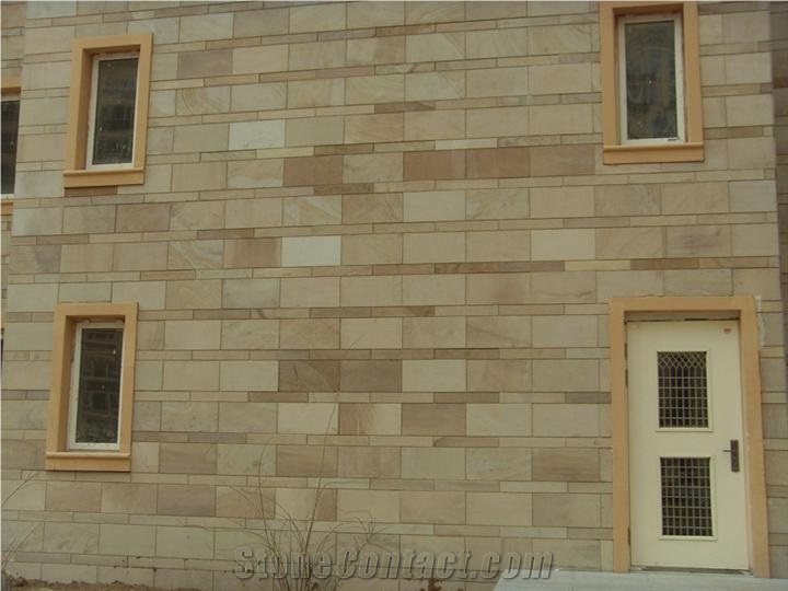 Hot Sale & Cheap China Yellow Sandstone Walling Tiles