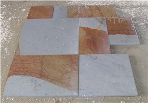 New sandstone ,double colour sandstone , Sandstone Cubes 