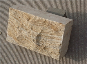 Yellow Sandstone,Sandstone Cube Stone & Pavers