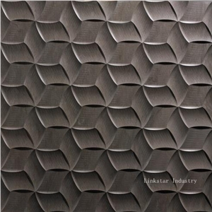 Decorative Black Marble 3d Indoor Wall Paneling Designs