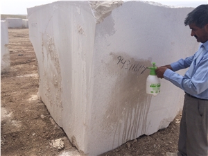 Cream Marble Khorasan Blocks, Beige Marble China Blocks