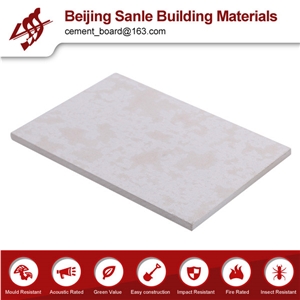 On Promotion White Color Fiber Cement Calcium Silicate Panel for Wall Partition and Ceiling