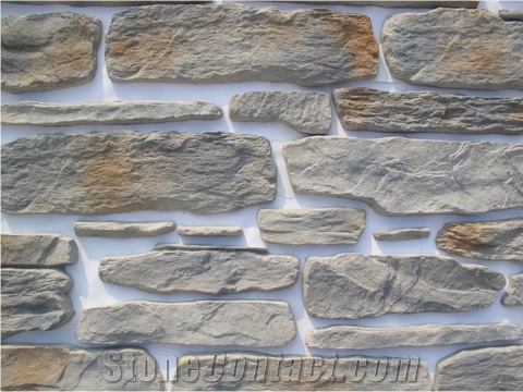 Grey Vivacqua Granite Manufactured Stone Veneer