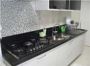 Brazilian Black Granite Kitchen Countertops
