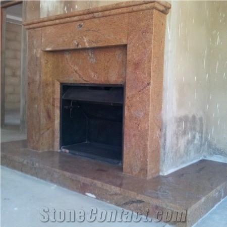Namib Desert Granite Fireplace