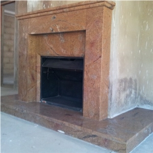 Namib Desert Granite Fireplace