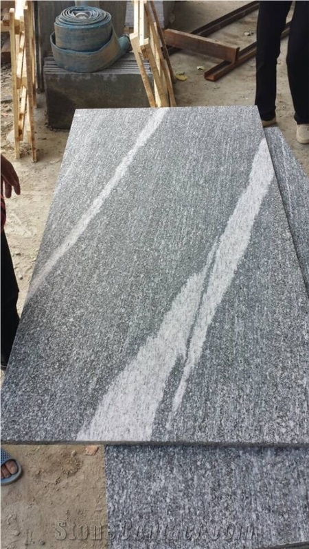 Snow Grey Granite Slab & Tile, China Grey Granite