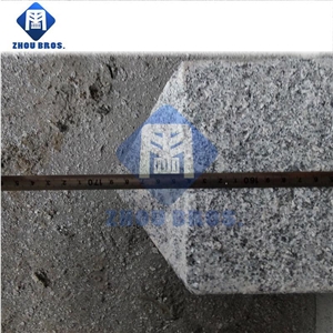 China Grey Granite G603, Natural Stone, Flamed Railings Handrail Balustrades, Baluster