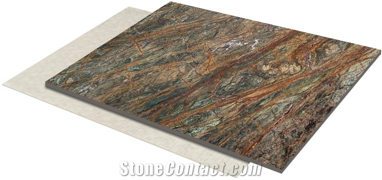 7mm Marble Stone with 1mm Fiberglass Backing Panel