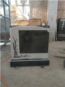 Shanxi Black Granite Tombestone/Memorial /Monument/Headstone,Western Style Monument