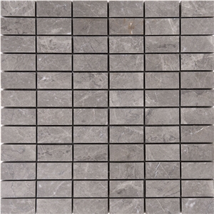 Zebra Grey Marble Mosaic