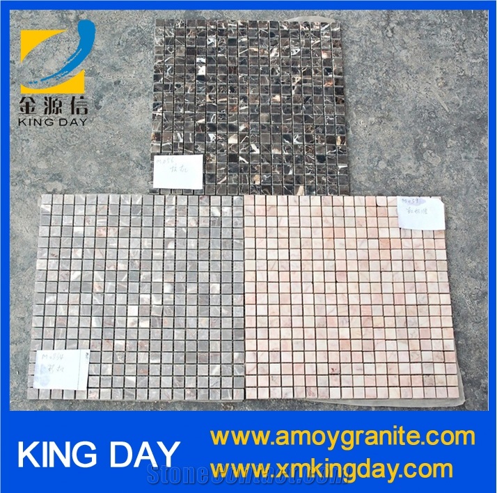 China Multicolor Marble Mosaic Floor Tiles
