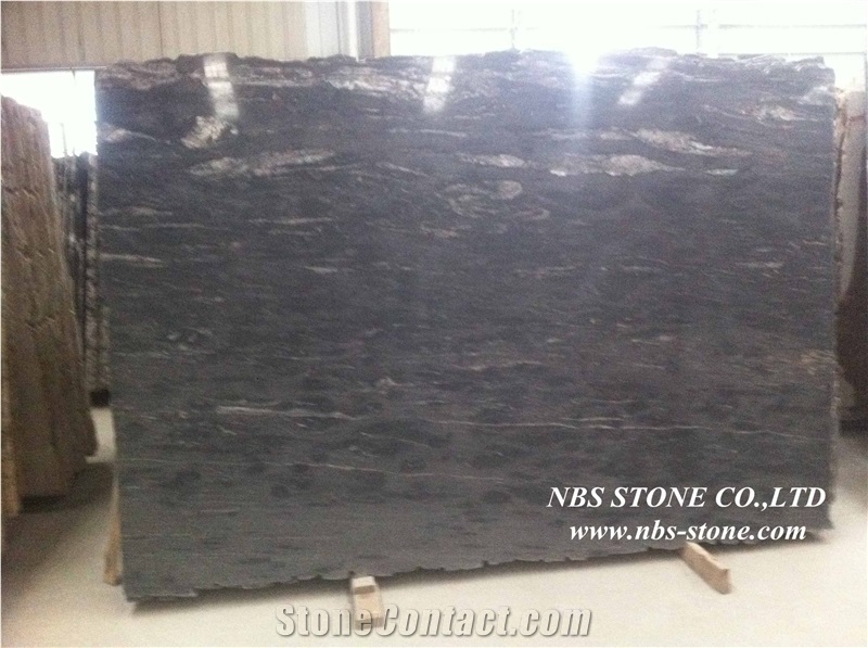 Black Cosmic Granite Tiles & Slabs, Brazilian Black Granite