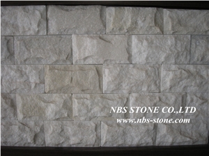 China Black Granite Mushroom Stone Wall Cladding, Chinese Natural Cultured Stone