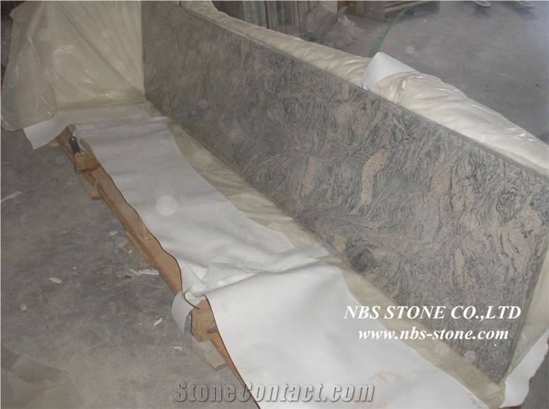 China Juparana Colombo Granite Countertop,Kitchen Desk Tops