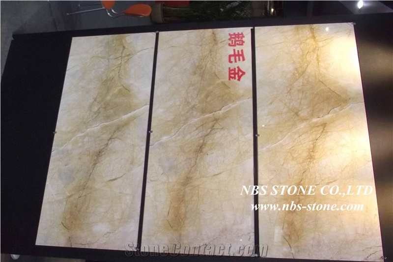 Feather Gold Marble Tiles & Slabs,Turkey Beige Marble Wall Covering Tiles