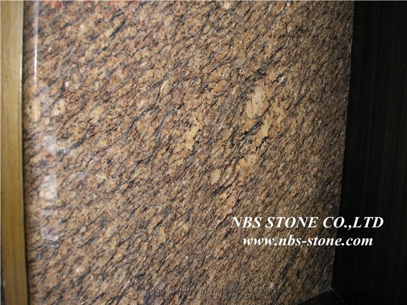 Giallo California Gold Granite Polished Slab&Tiles,Brazil Yellow Granite Floor Covering