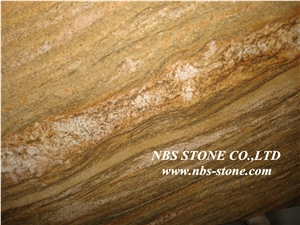 India Yellow Granite,Colonial Gold Granite Slab