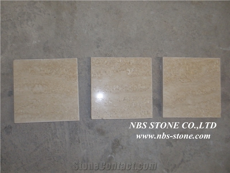 Italy Beige Travertine Floor Tiles,Travertine Romano Classico Slabs & Tiles
