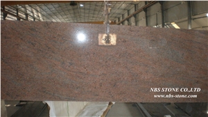 Kitchen Red Countertop Products,Multicolor Red Granite Countertop,Kitchen Worktop