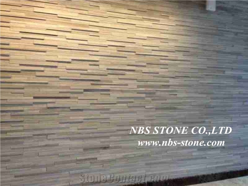 Perlino Bianco Beige Slate Cultured Stone, Italy Beige Marble Wall Cladding