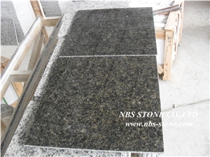 Verde Ubatuba Granite Slabs & Tiles,Green Granite Floor Covering