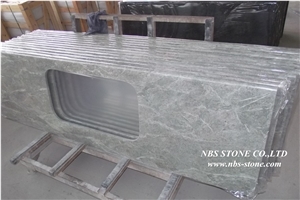 Wave Green Granite Countertop,Kitchen Worktops,Bench Tops