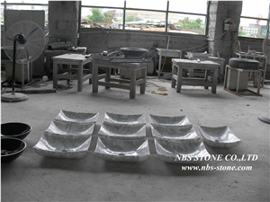 White Marble Basin Of Different Styles,China White Marble