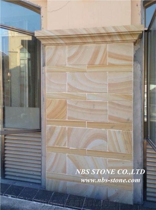 Yellow Sandstone Tile&Slabs,Sandstone Wall Tiles