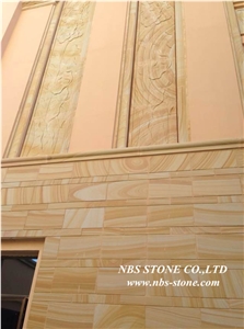 Yellow Sandstone Tile&Slabs,Sandstone Wall Tiles