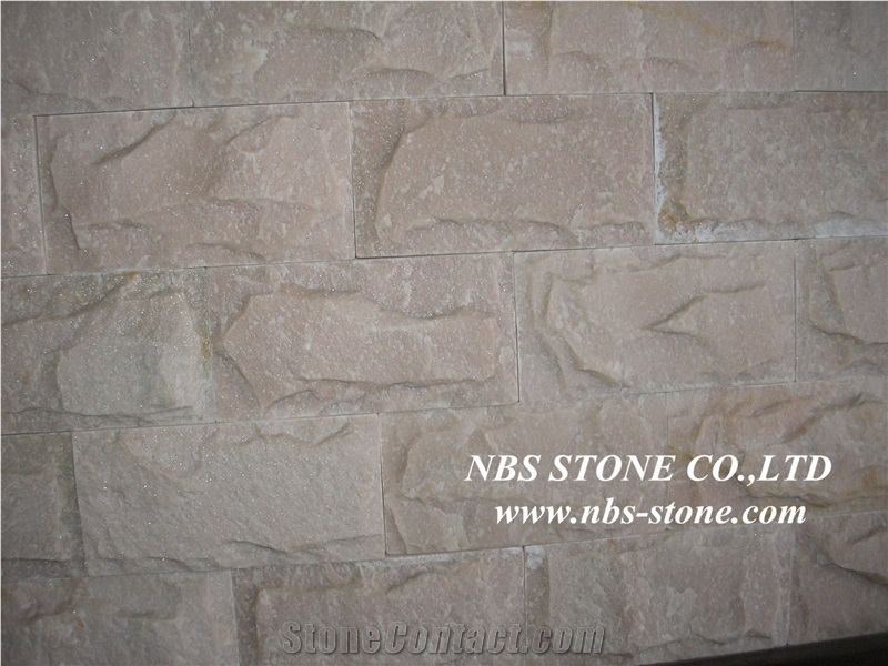 Yellow Slate Mushroom Stone Walling Cladding
